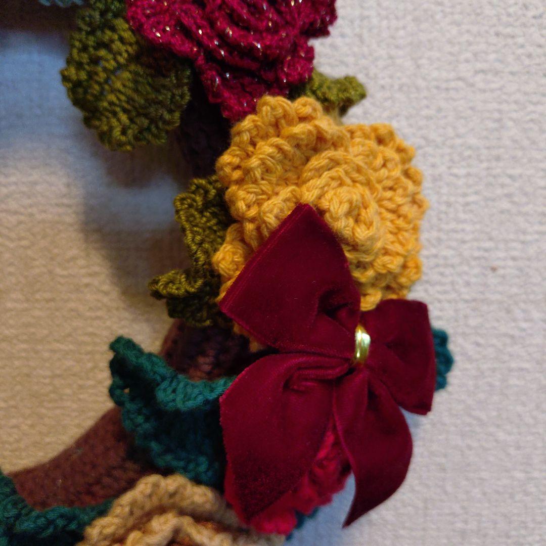 【ハンドメイド】バラのリース