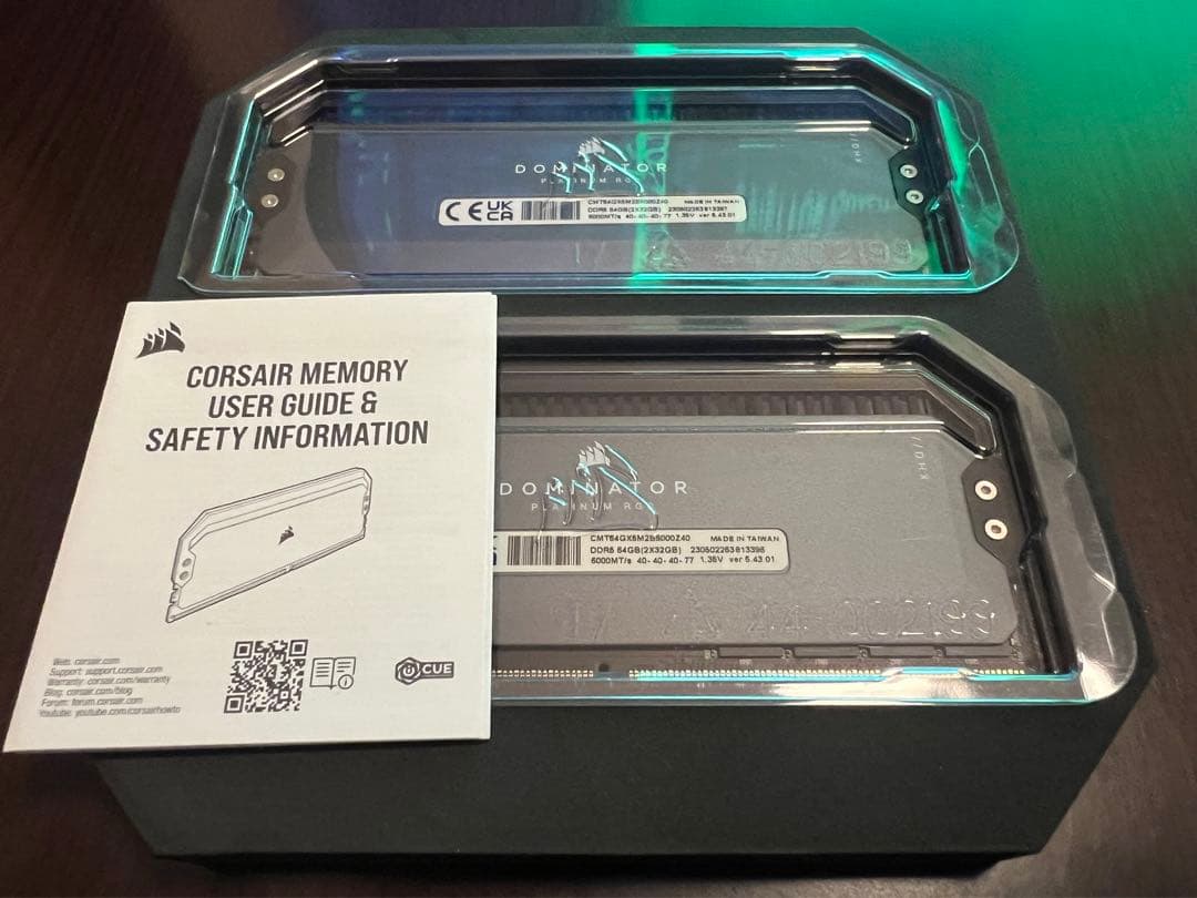 メモリー CORSAIR Dominator Platinum RGB DDR5 64GB