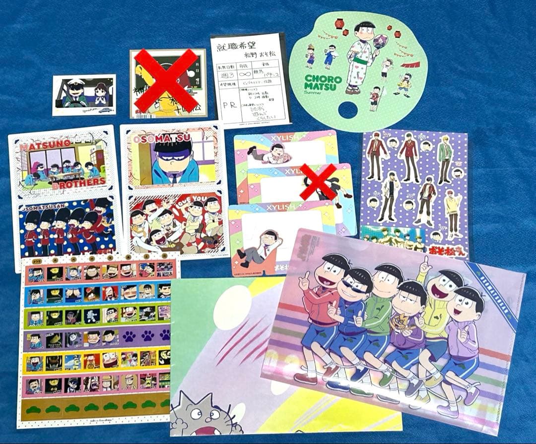 おそ松さん Blue-ray 缶バッジ ラバーストラップ 他 グッズまとめ売り