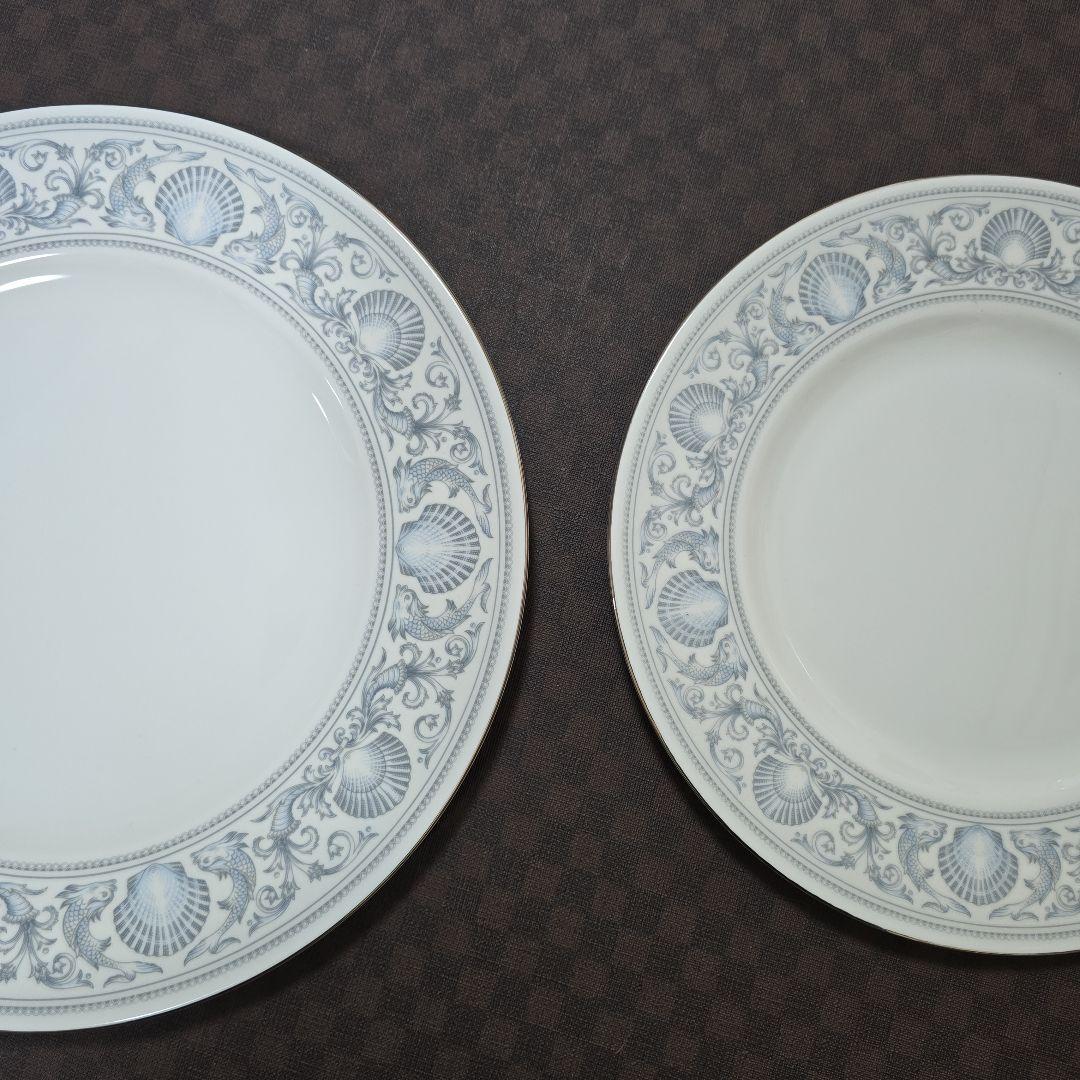 廃盤　黒壺　　ウェッジウッド　ドルフィン　プレート　2枚セット