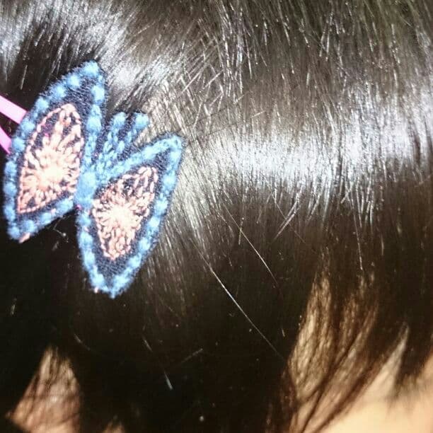 ミナペルホネン スカイフラワー ☆ ヘアピン