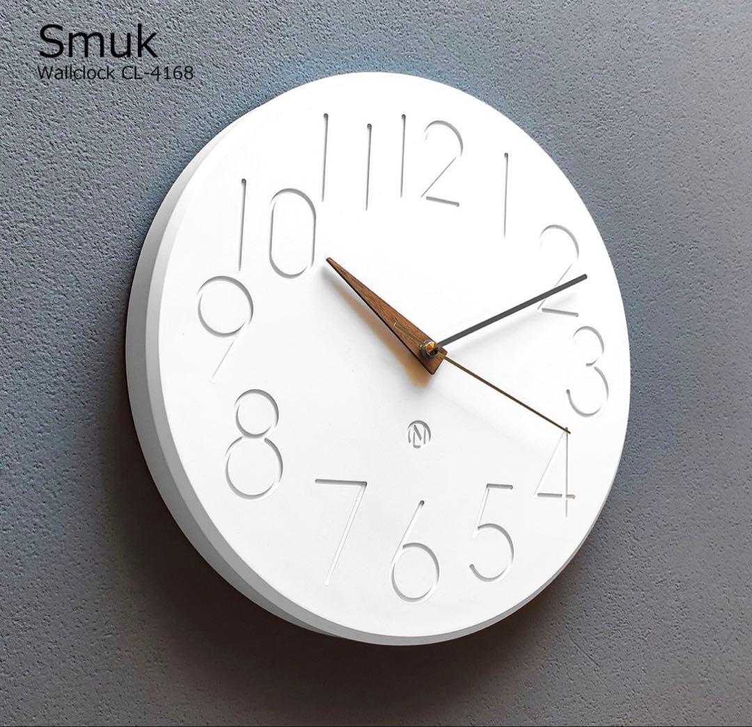 Smuk 掛時計 CL-4168 ホワイト