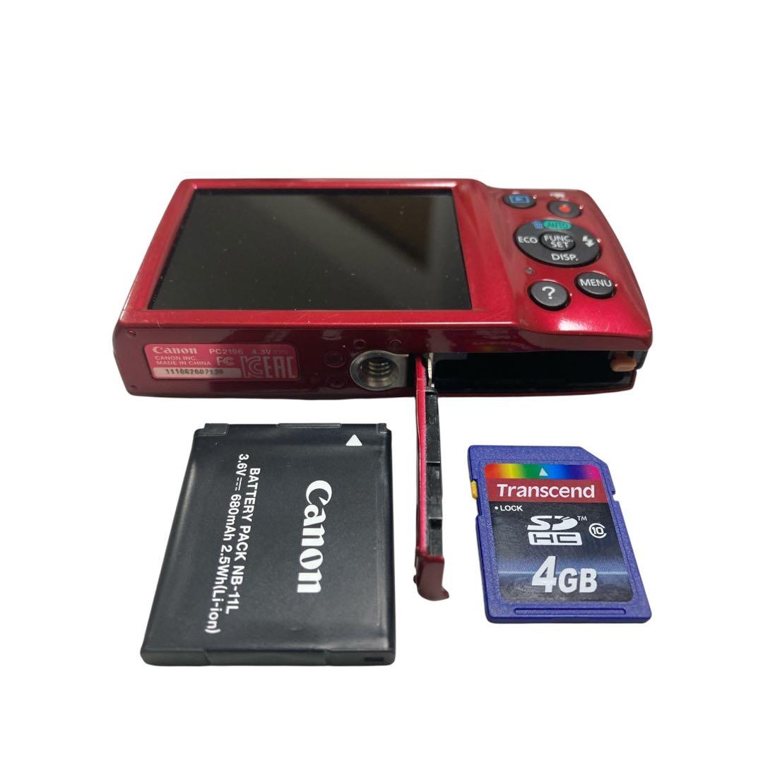 Canonキャノン IXY イクシー160 レッド