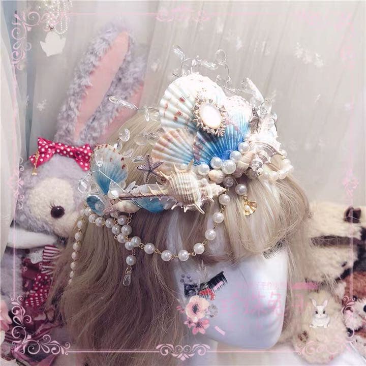 sea‘s song ハンドメイド　貝殻　王冠