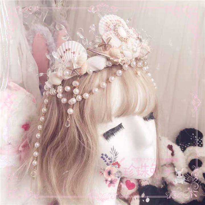 sea‘s song ハンドメイド　貝殻　王冠