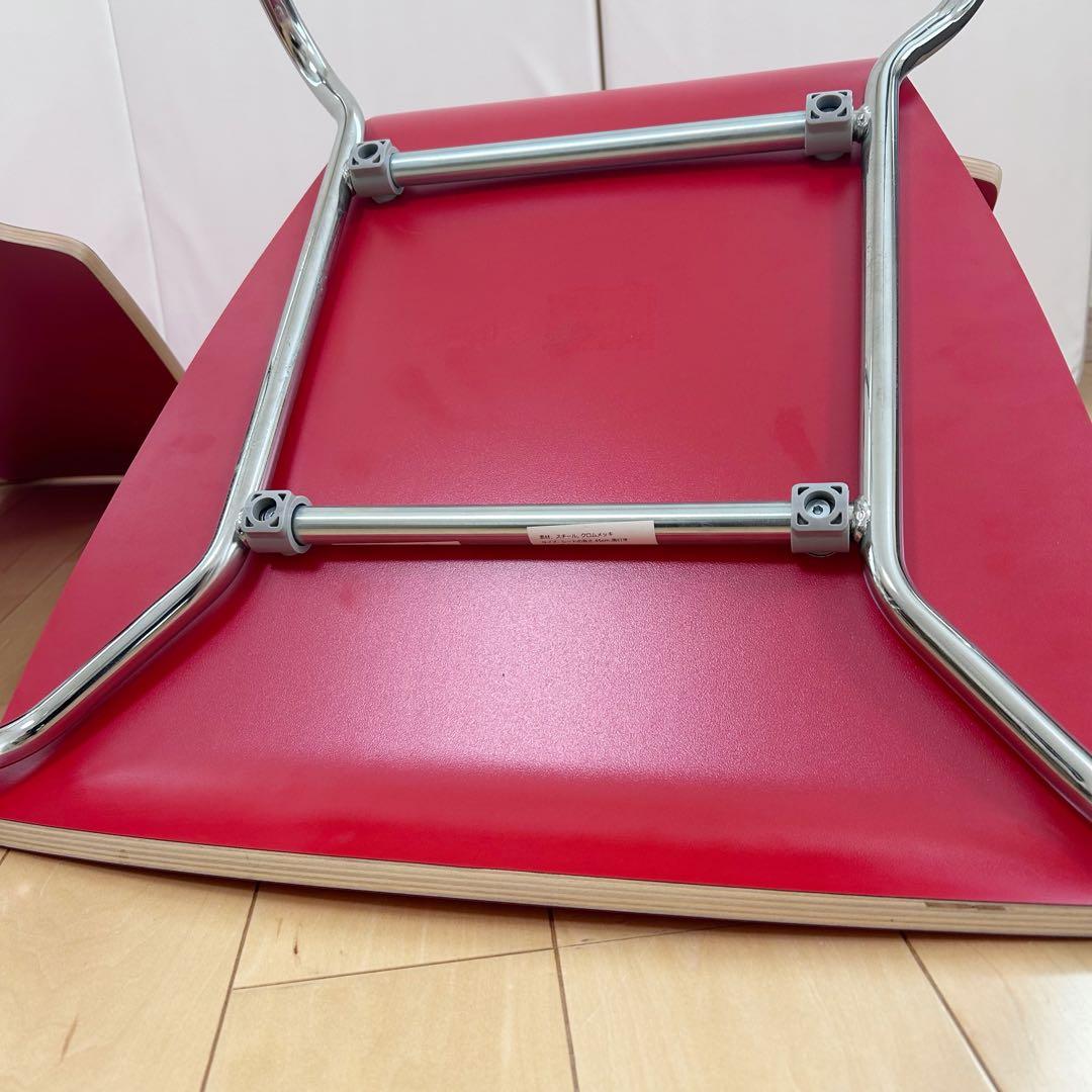 OLD IKEA 廃盤 VILMAR チェア レトロポップ　ポストモダン　レッド