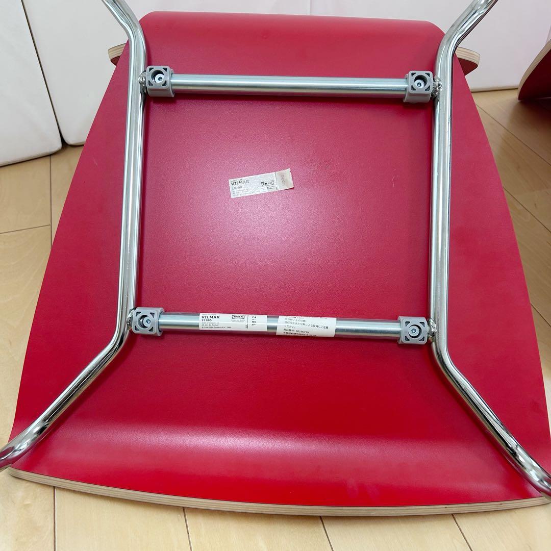 OLD IKEA 廃盤 VILMAR チェア レトロポップ　ポストモダン　レッド