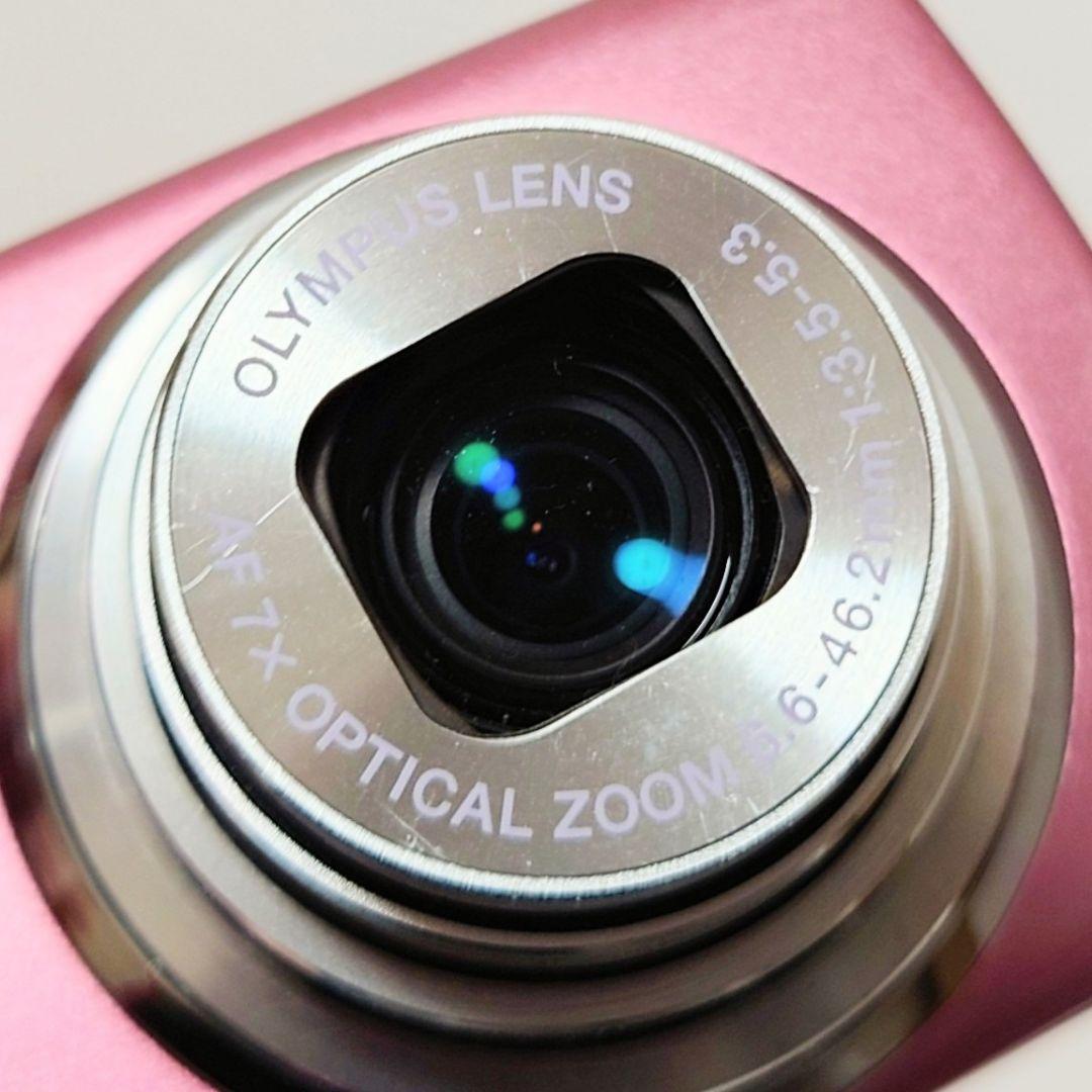 【動作確認済】OLYMPUS μ1020 デジタルカメラ　ローズピンク
