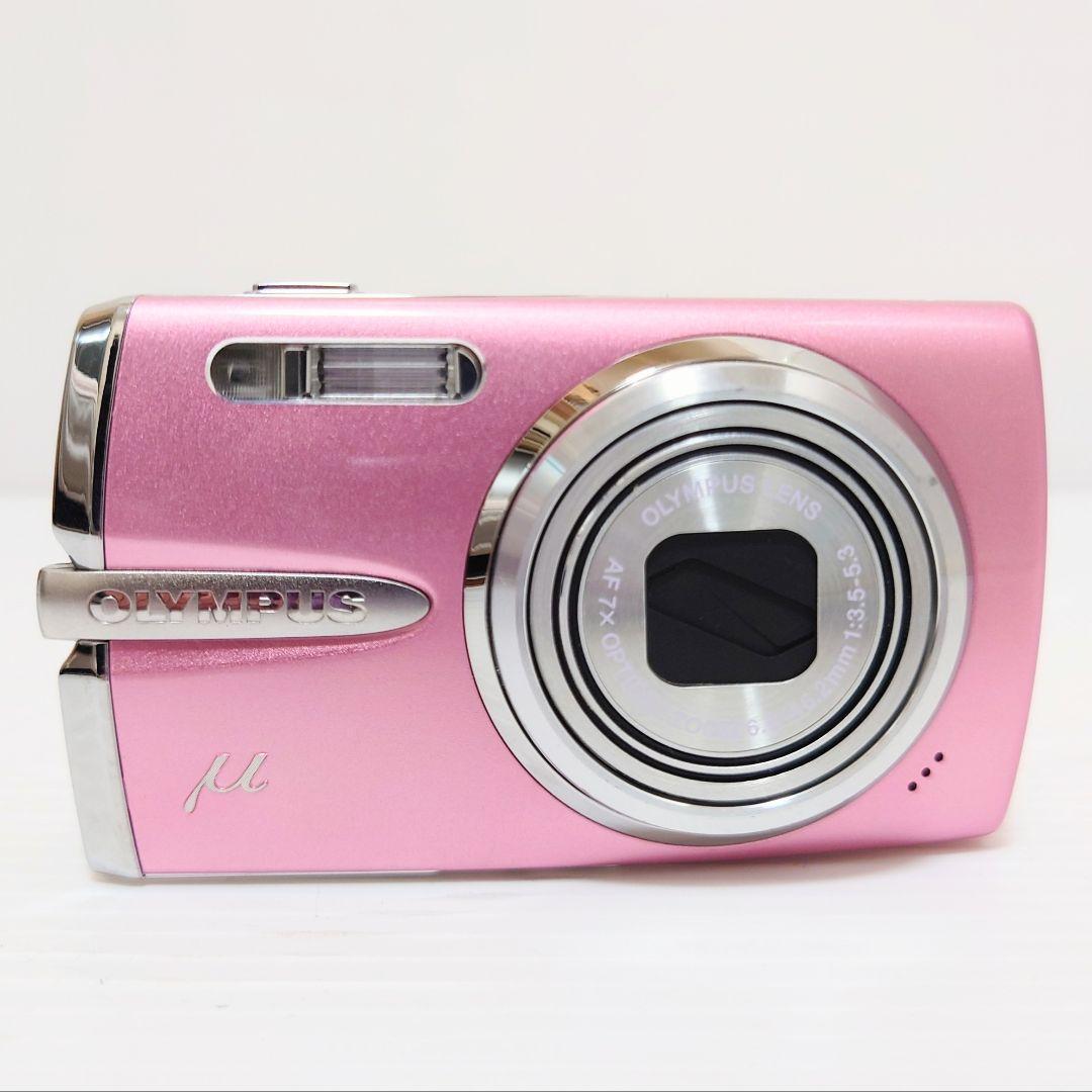 【動作確認済】OLYMPUS μ1020 デジタルカメラ　ローズピンク