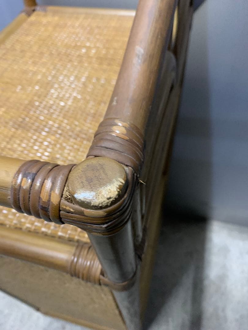 ラタン 6段 チェスト 籐 昭和 レトロ アジアン アンティーク リゾート