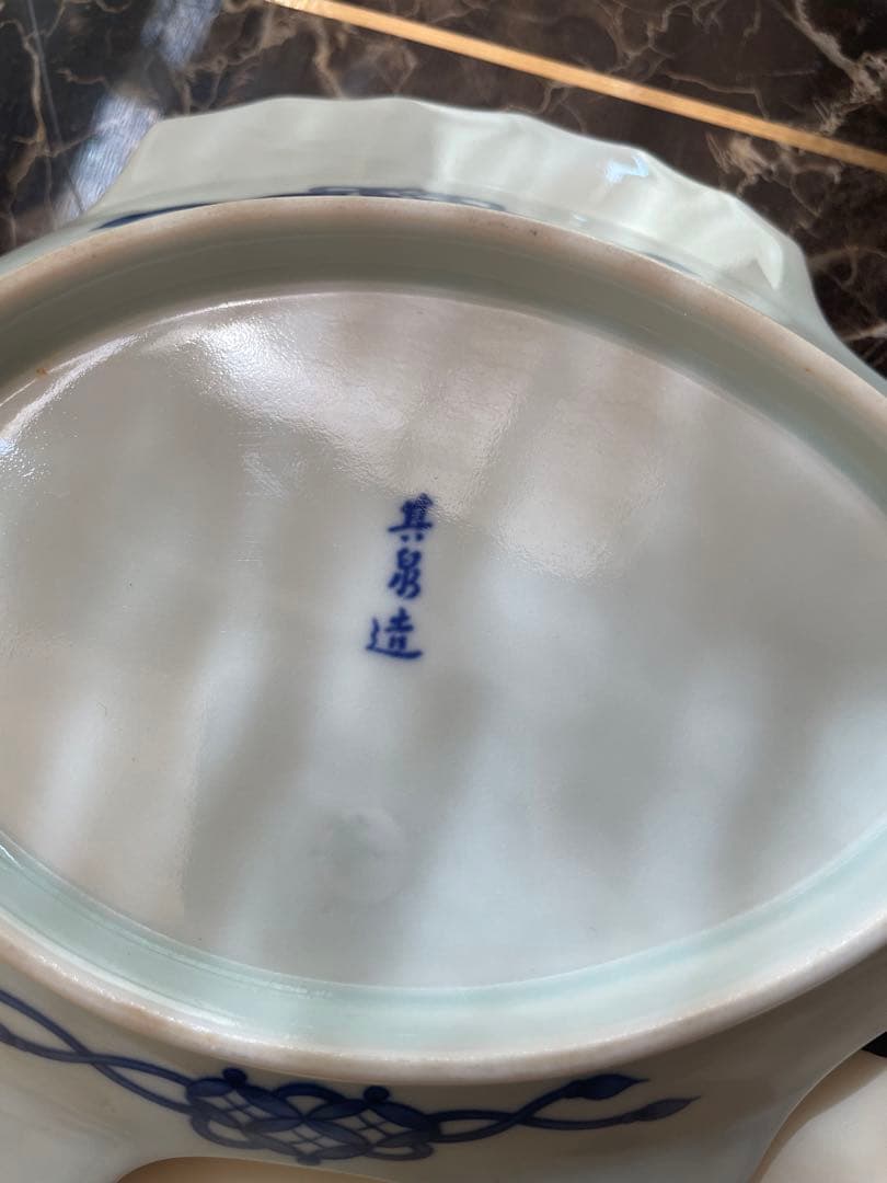 其泉_其泉造☆鯛皿-鮑皿セット／魚皿