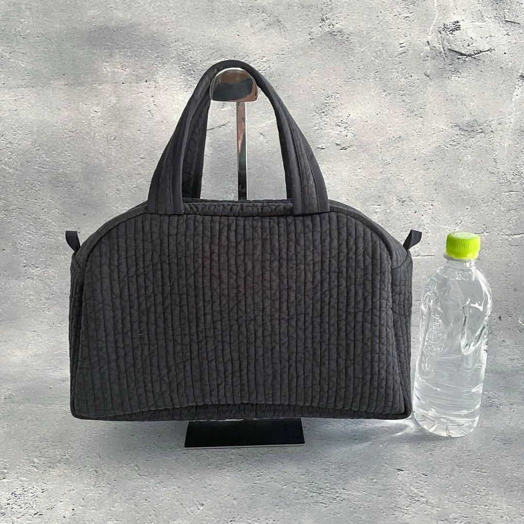 ボストンバッグ ヌビバッグ　ブラック　ハンドメイド