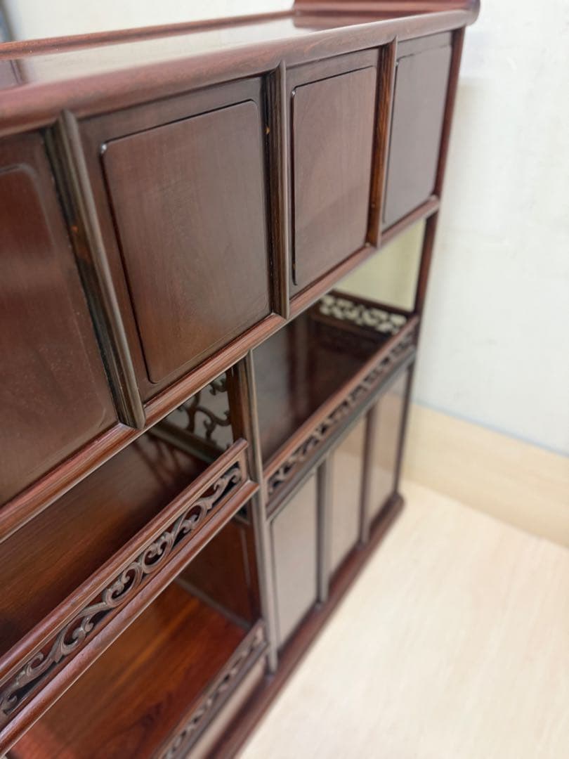 【引き取り可】 和風アンティーク 飾り棚 茶箪笥　レトロ