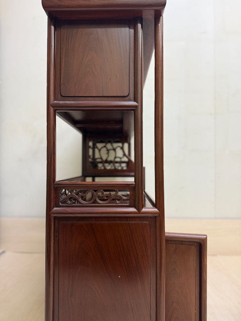 【引き取り可】 和風アンティーク 飾り棚 茶箪笥　レトロ