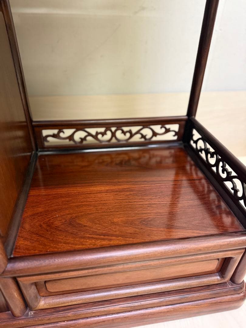 【引き取り可】 和風アンティーク 飾り棚 茶箪笥　レトロ