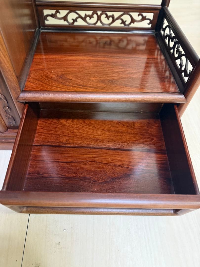 【引き取り可】 和風アンティーク 飾り棚 茶箪笥　レトロ