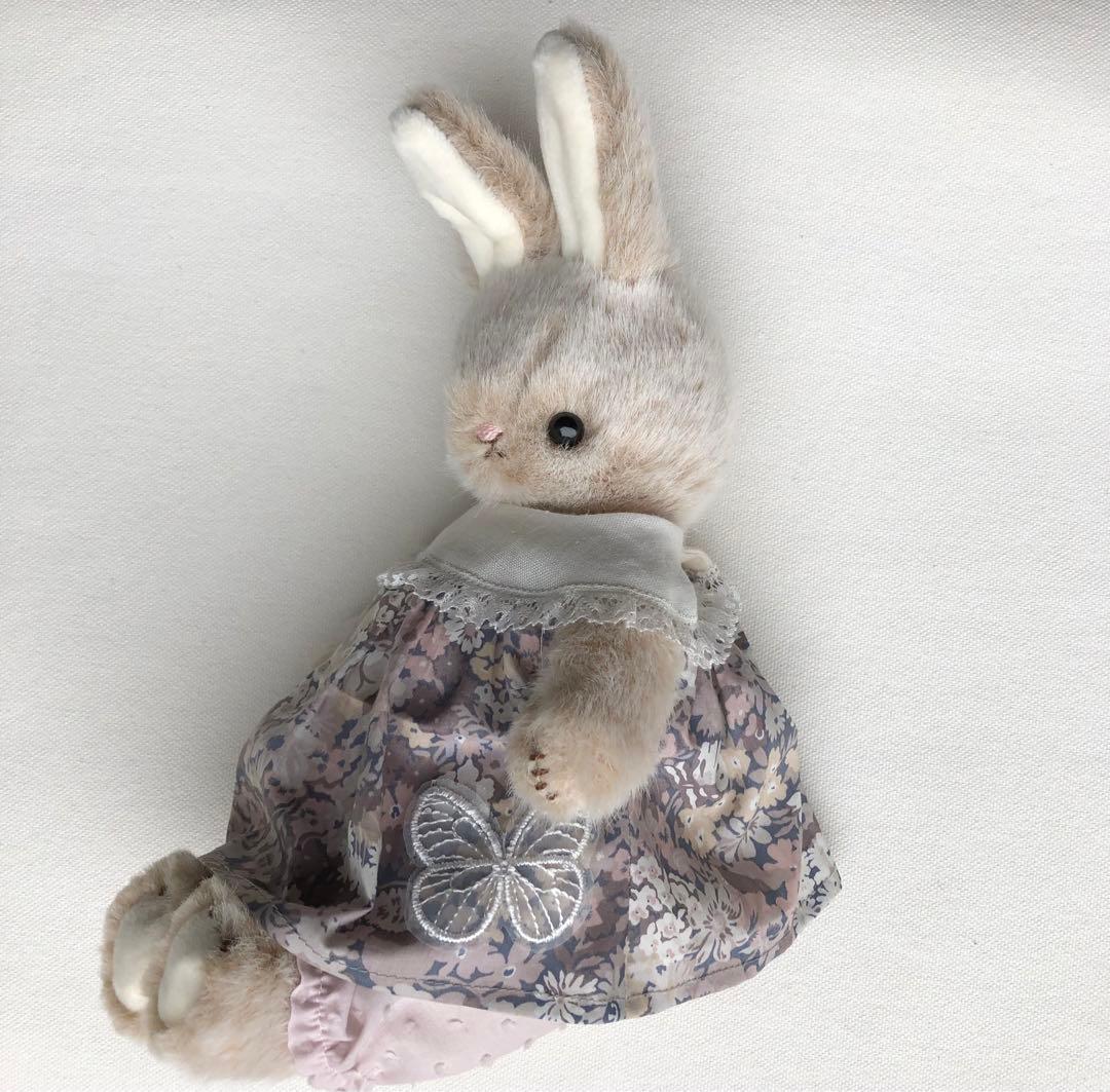 ハンドメイド　ライオンラビットちゃん　うさぎのぬいぐるみ