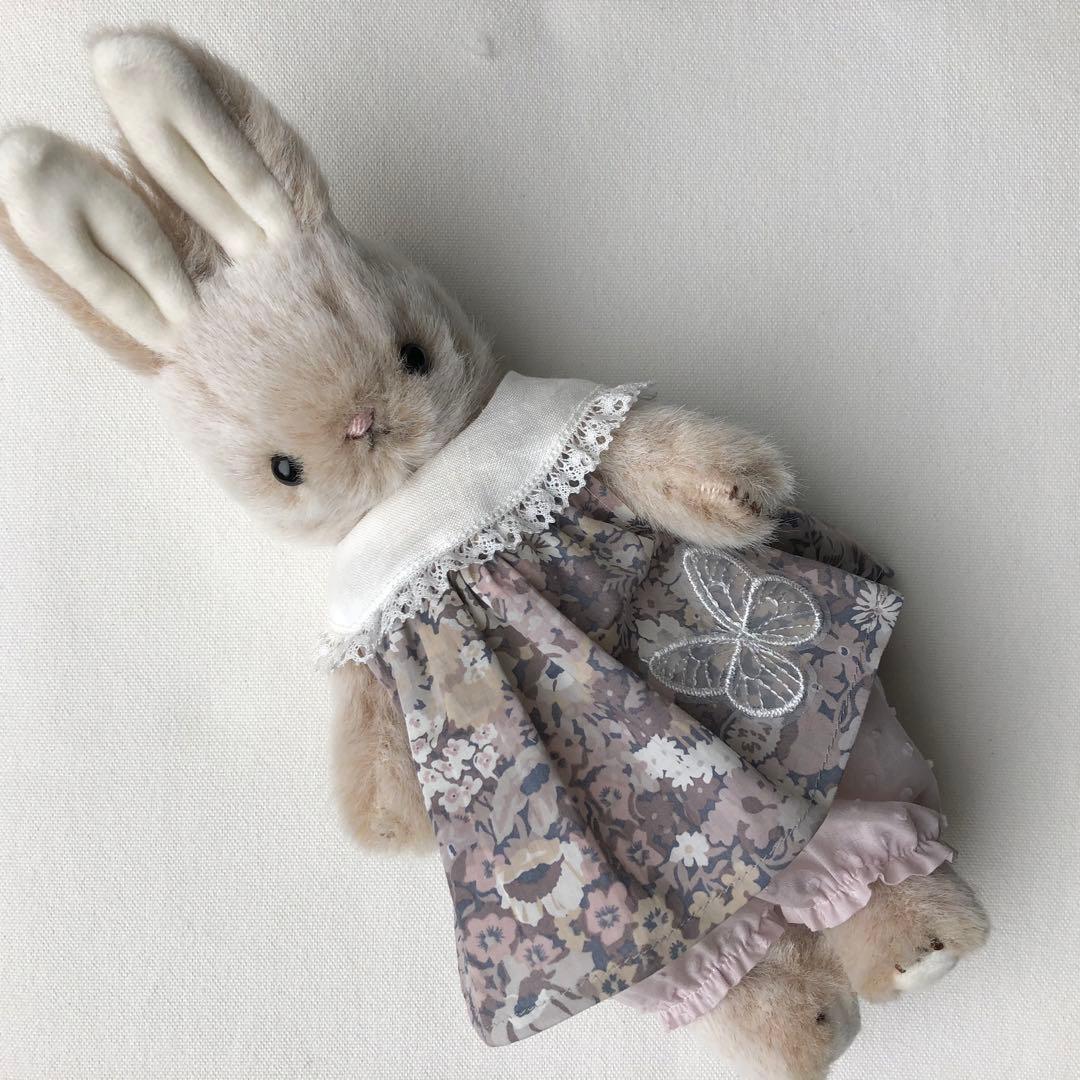 ハンドメイド　ライオンラビットちゃん　うさぎのぬいぐるみ