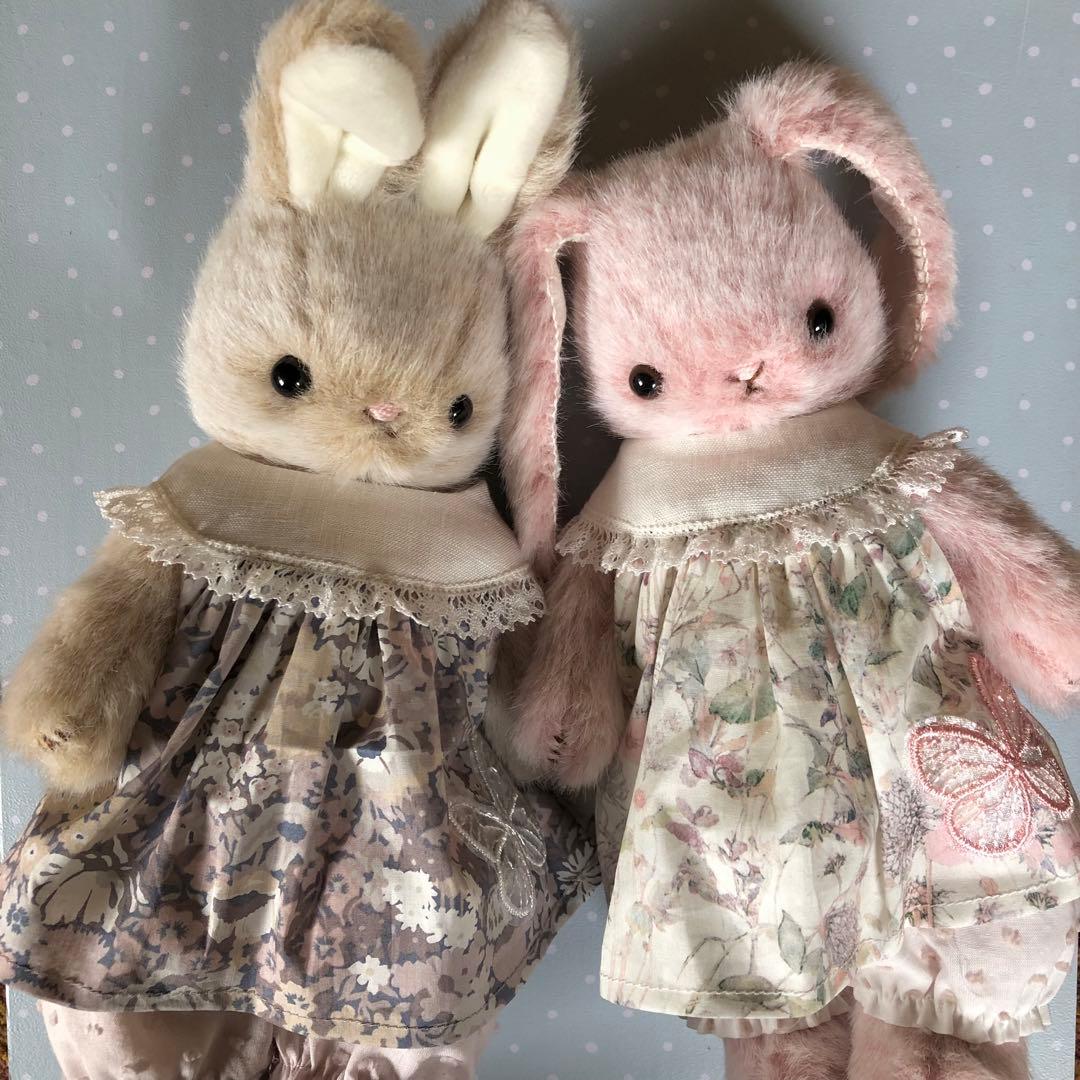 ハンドメイド　ライオンラビットちゃん　うさぎのぬいぐるみ