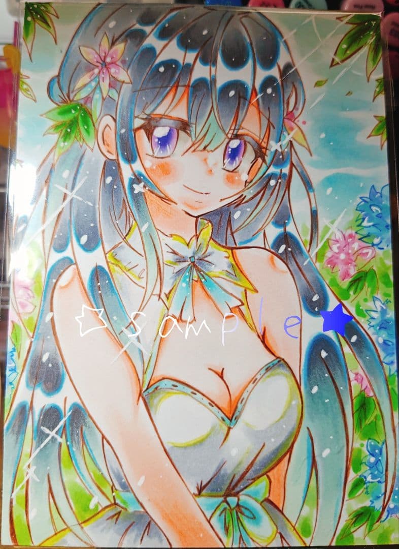 オリジナルイラスト ラムちゃん 手書きイラスト