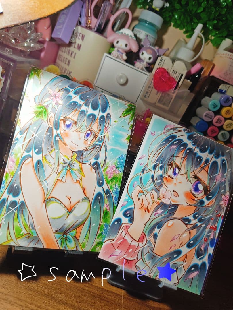 オリジナルイラスト ラムちゃん 手書きイラスト