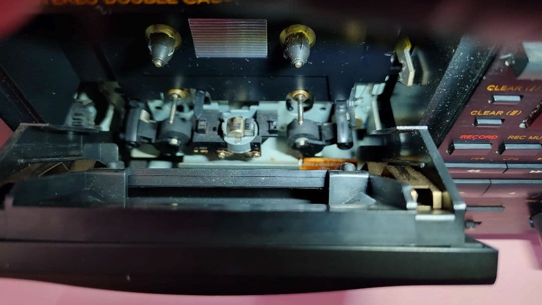 TOA FD-20 ダブルカセットデッキ 録音が出来ました。