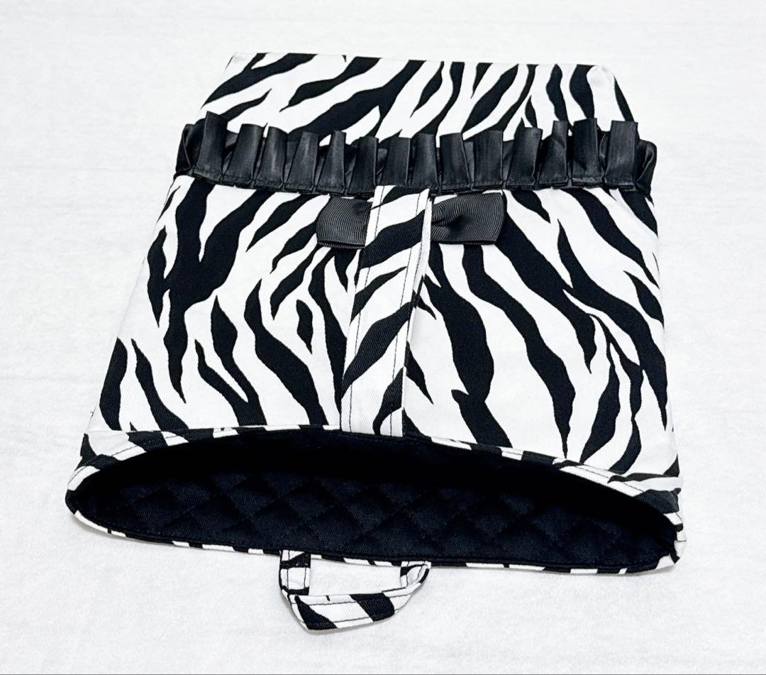ホワイト×ブラック★ゼブラ柄　入園入学３点セット★ちびギャルchanに♩