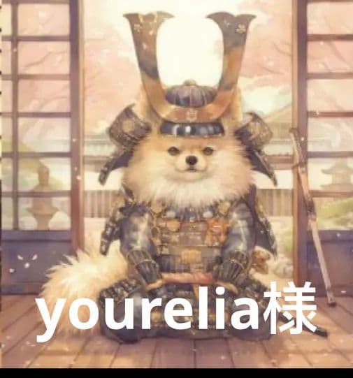 ご確認用★オーダーページ★ハンカチ　戦国武将ポメラニアン柄7/30