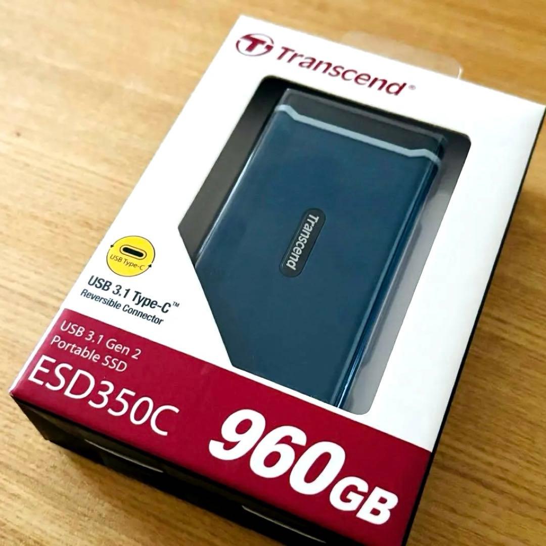 ⭐︎未開封⭐︎ Transcend ESD350C 960GB ポータブル SSD