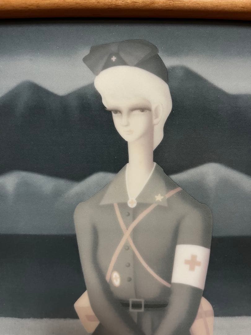 東郷青児 陶板画 複製画 絵画