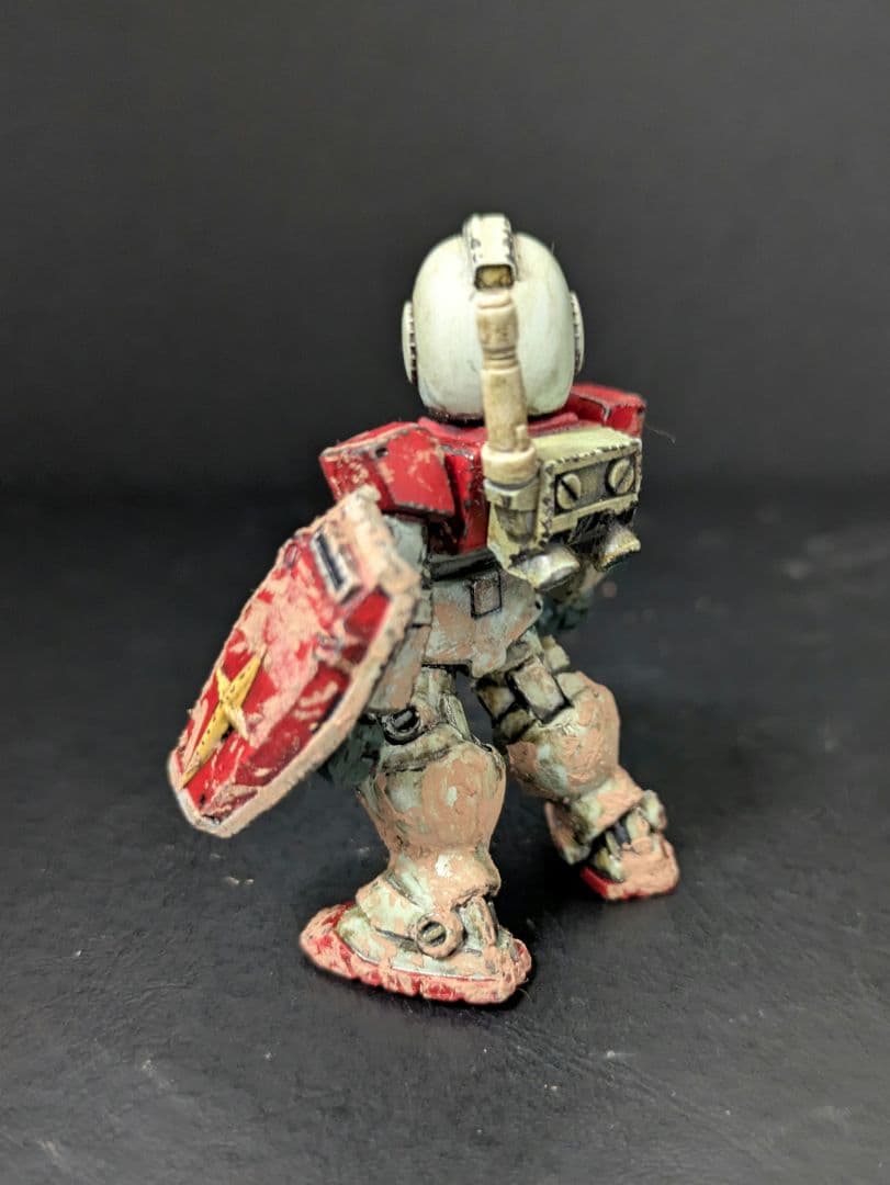ならぶんです　コンバージ　ガンダム　ウェザリング　3体