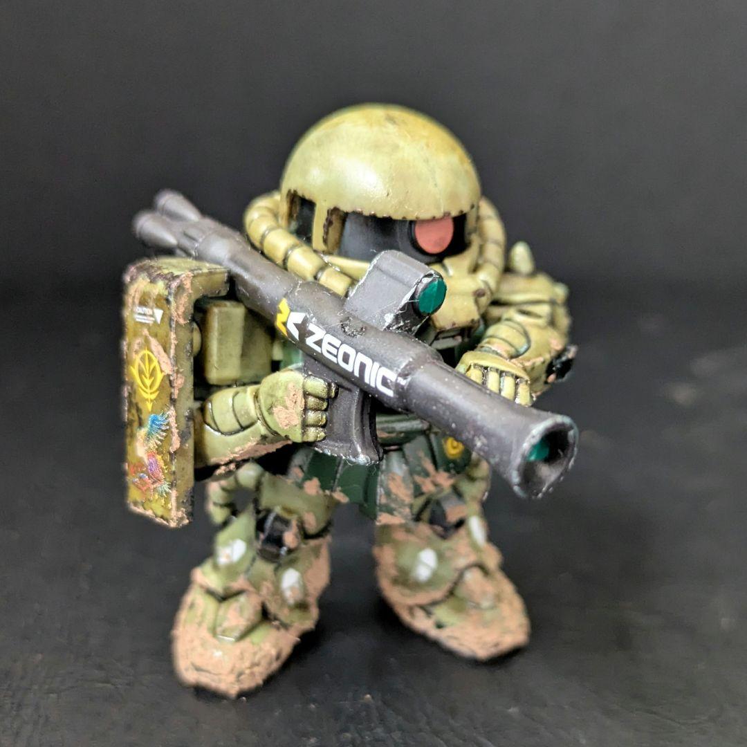 ならぶんです　コンバージ　ガンダム　ウェザリング　3体