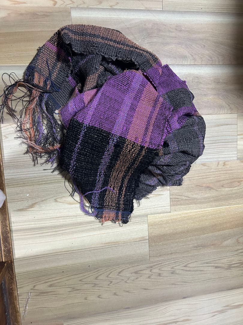 裂織マフラー(長さ３m28cm)幅38cm