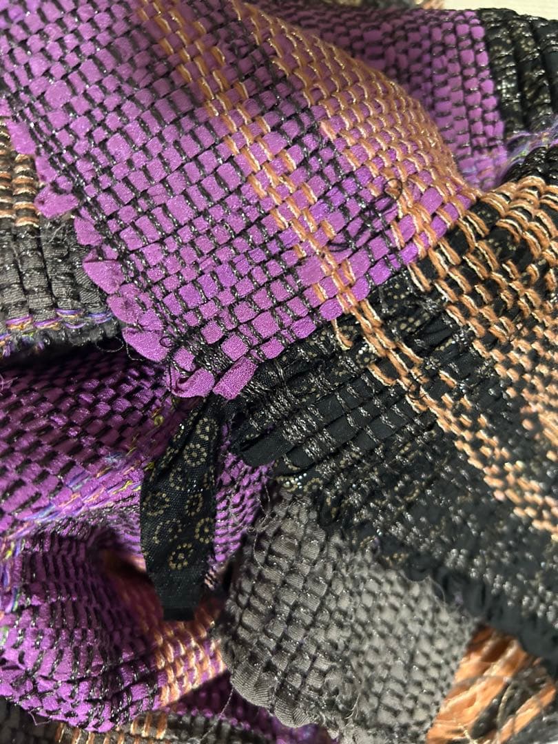 裂織マフラー(長さ３m28cm)幅38cm