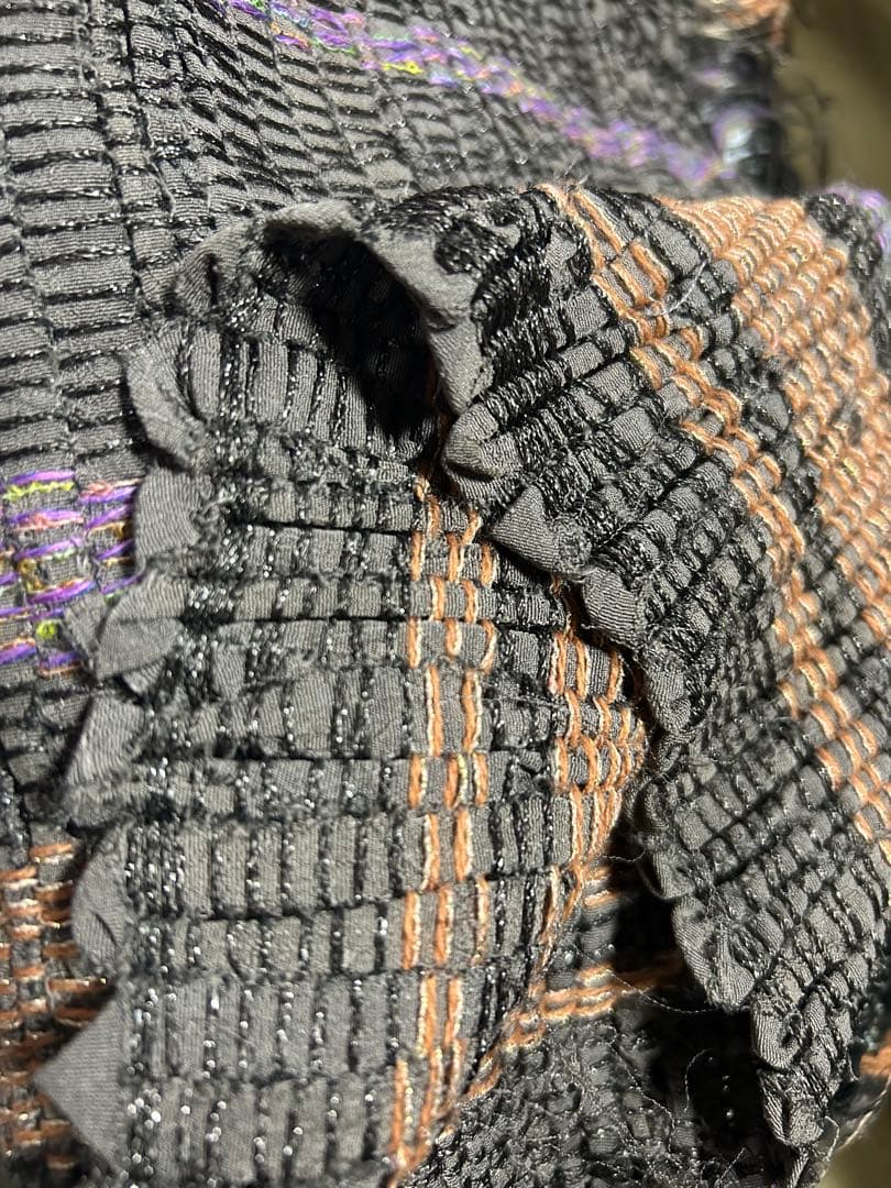 裂織マフラー(長さ３m28cm)幅38cm