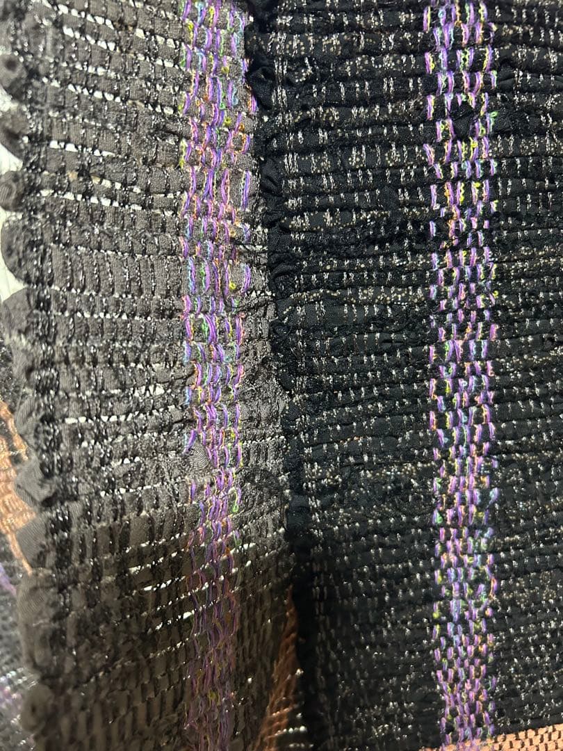 裂織マフラー(長さ３m28cm)幅38cm