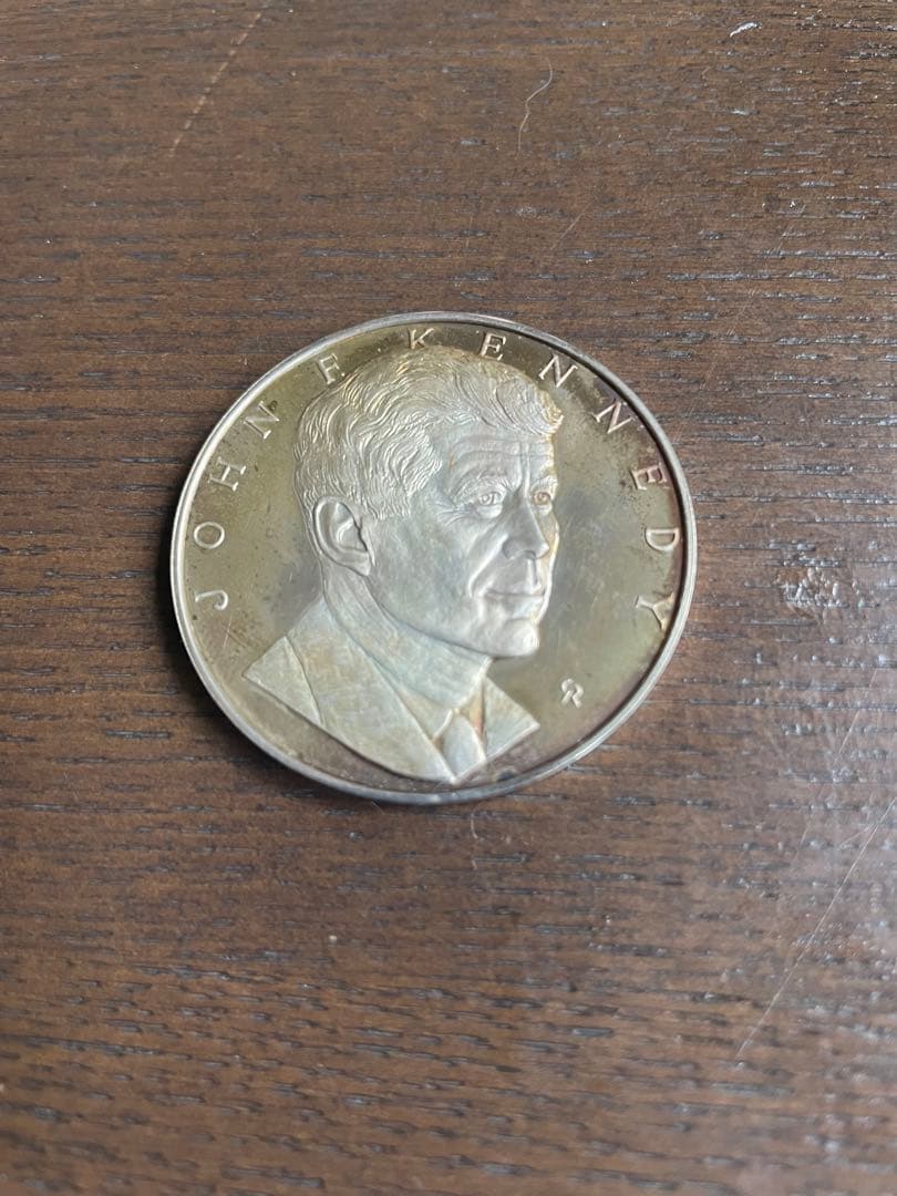 ジョン・F・ケネディ 記念メダル　銀貨 フランクリンミント