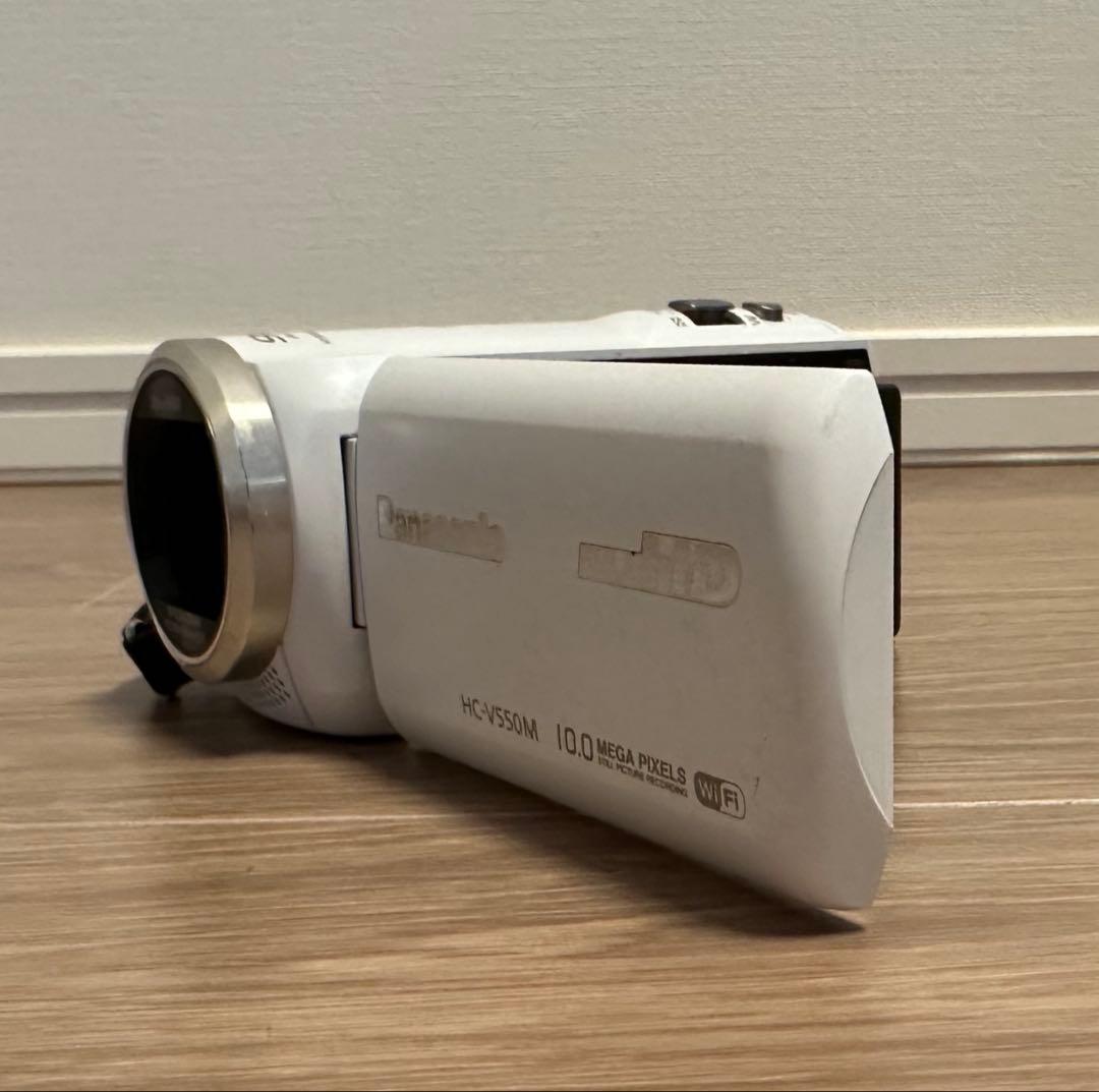 パナソニック デジタルハイビジョンビデオカメラ HC-V550M ホワイト