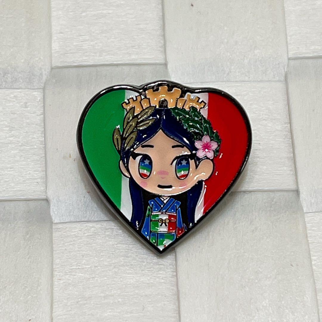 大阪万博 イタリア館 ピンバッジ イタリアちゃん