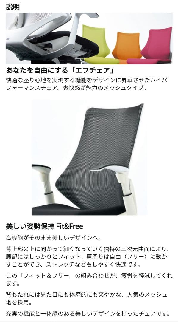 【特別価格5000円割引】あなたを自由にする「エフチェア」