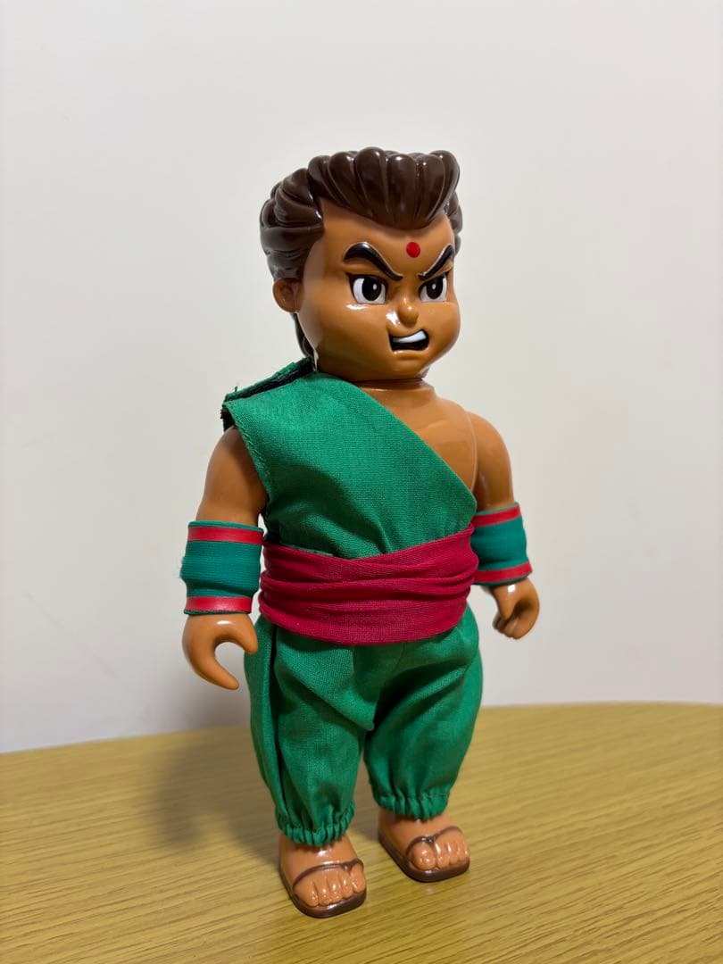 【レア品】ゴッコ堂 気合田くん ソフビ　道着姿　日本製ソフビ　ピッコロ風