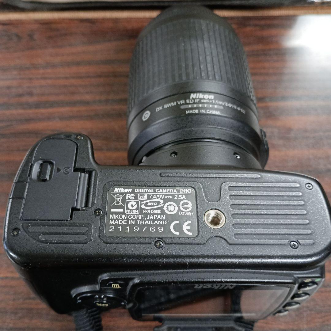 Nikon D60 デジタル一眼レフカメラ　デジイチ入門機