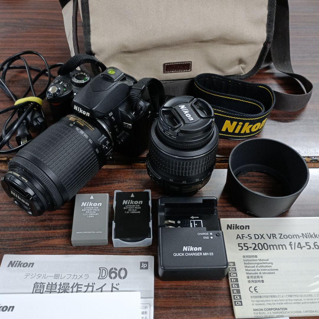 Nikon D60 デジタル一眼レフカメラ　デジイチ入門機