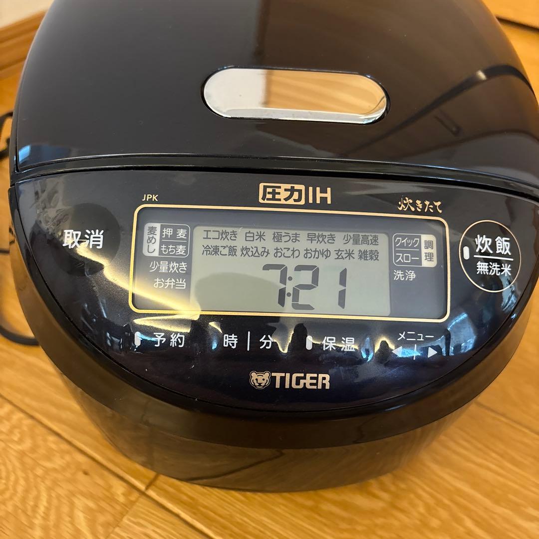 タイガー　圧力IH 炊飯器　炊き立て　22年製