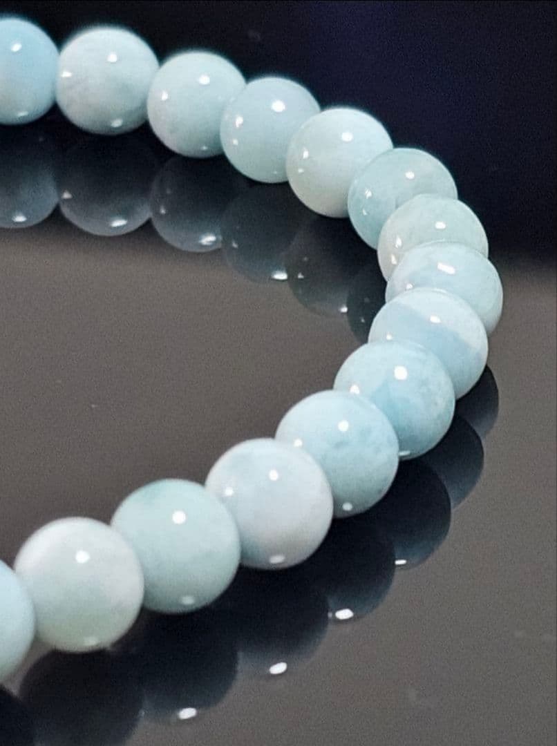 大特価！存在感抜群♡大玉ラリマー大人気13~14㎜・5.5~6㎜内径16cm