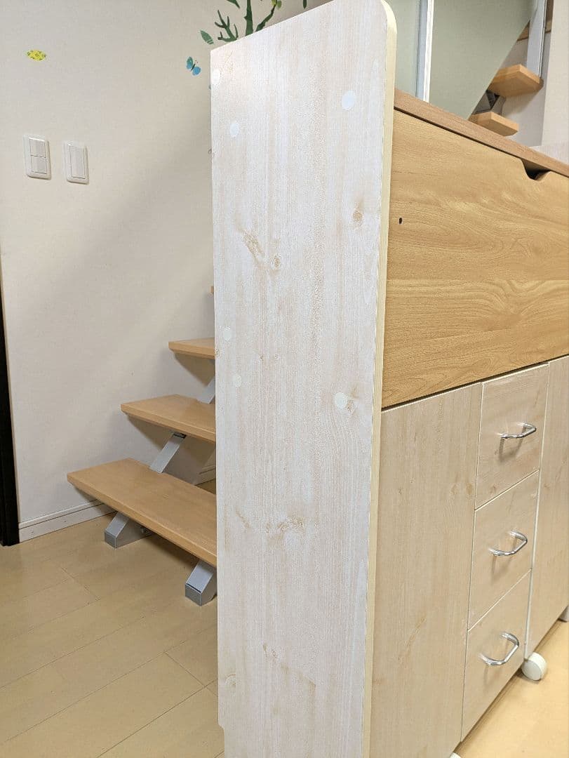 学習机 勉強机 デスク コンパクト 収納 折りたたみ　FJ-010-IR