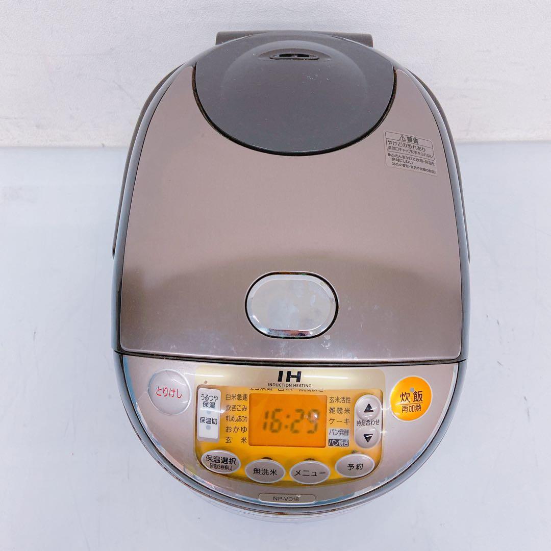 4AM73 象印 IH 炊飯ジャー NP-VD18 炊飯器 1.8L