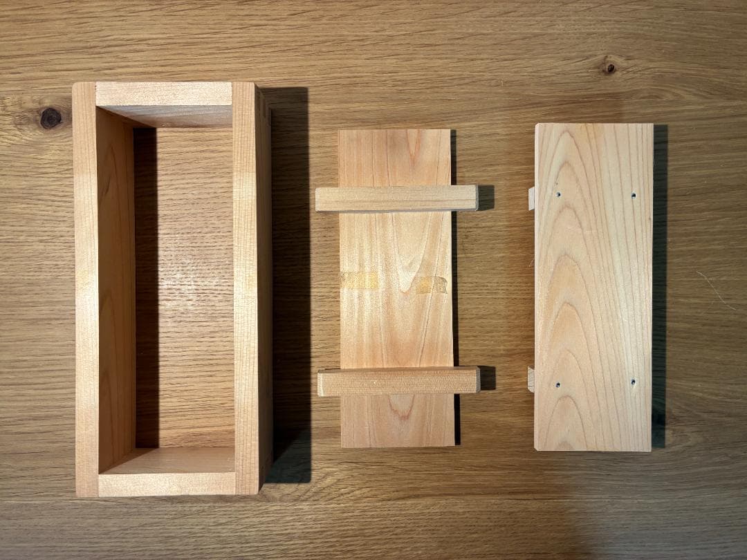 064 [縁起物]押し寿司の型、押し型、しゃもじ、おたま、６点セット