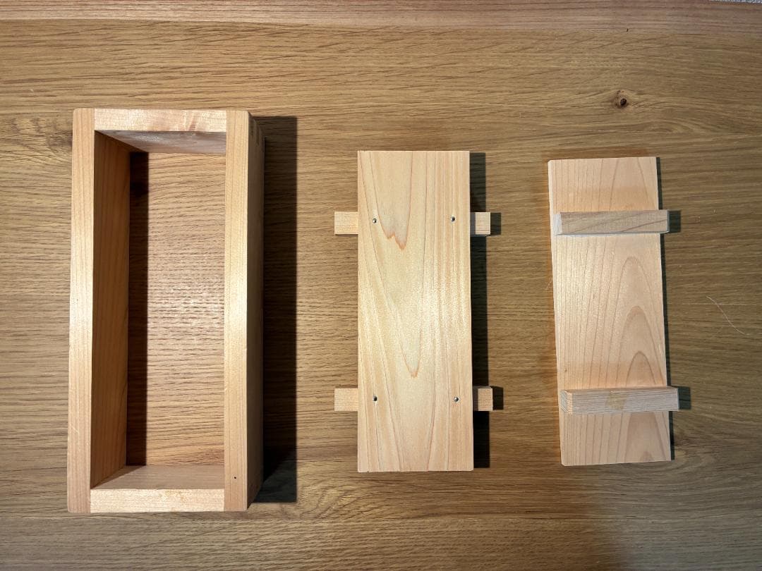 064 [縁起物]押し寿司の型、押し型、しゃもじ、おたま、６点セット