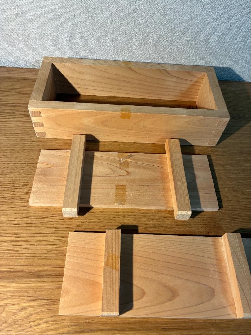 064 [縁起物]押し寿司の型、押し型、しゃもじ、おたま、６点セット